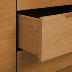 Kerteminde Sideboard mit 3 Türen - 213 cm breit - Wildeiche Natur - FURNHOUSE