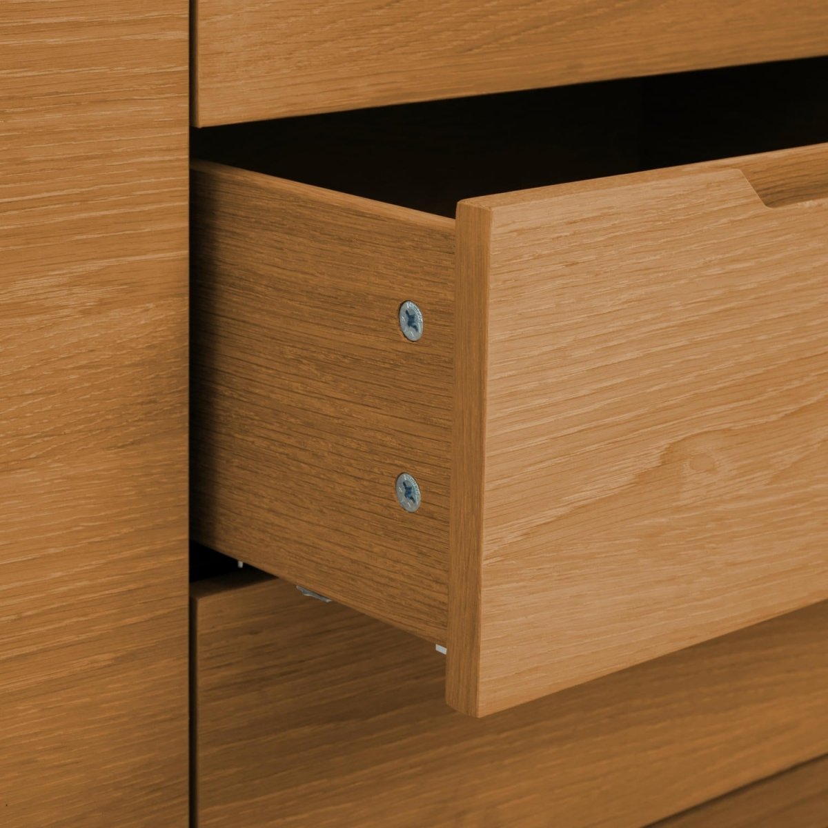 Kerteminde Sideboard mit 3 Türen - 213 cm breit - Wildeiche Natur - FURNHOUSE