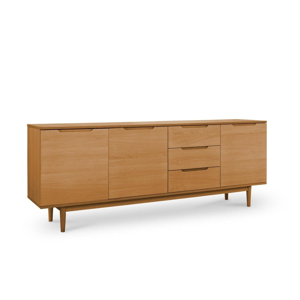 Kerteminde Sideboard mit 3 Türen - 213 cm breit - Wildeiche Natur - FURNHOUSE