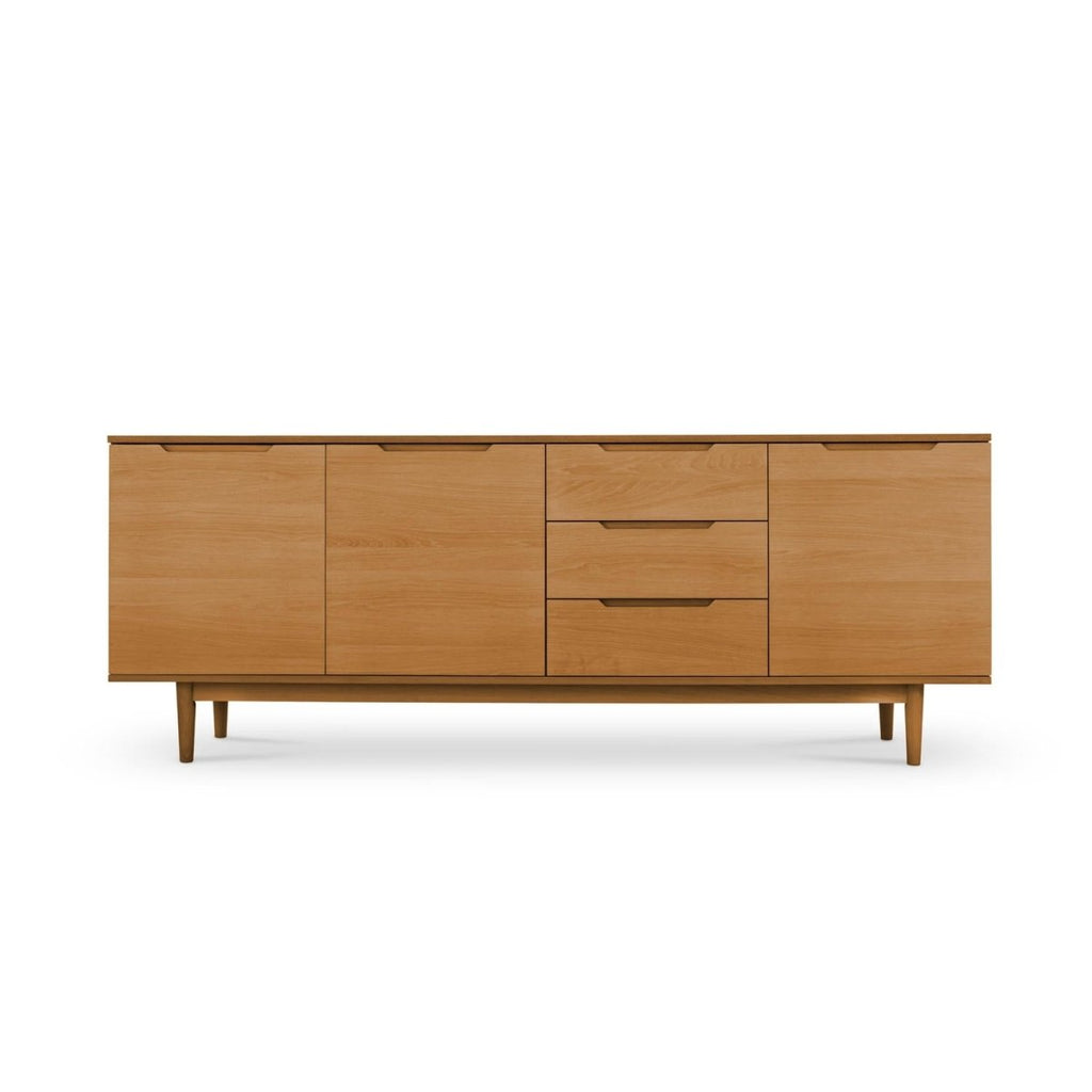 Kerteminde Sideboard mit 3 Türen - 213 cm breit - Wildeiche Natur - FURNHOUSE