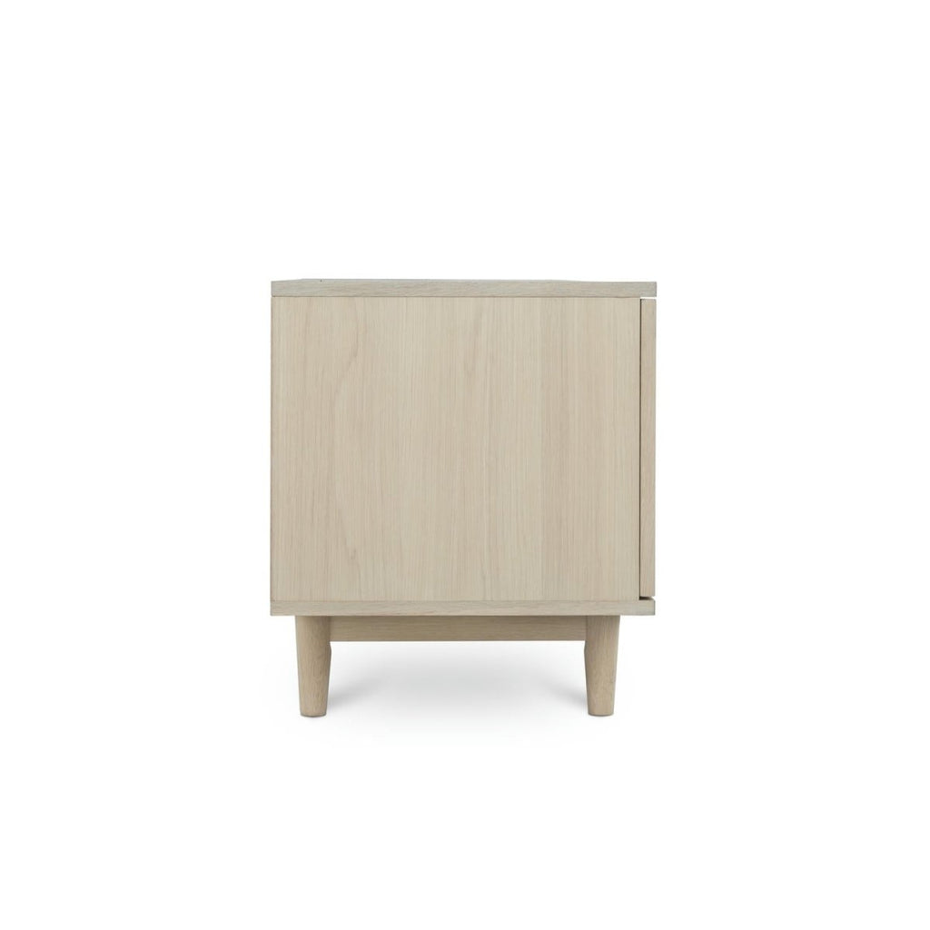 Kerteminde TV-Tisch mit 2 Türen - 160 cm breit - Eiche Weiß geöltes - FURNHOUSE