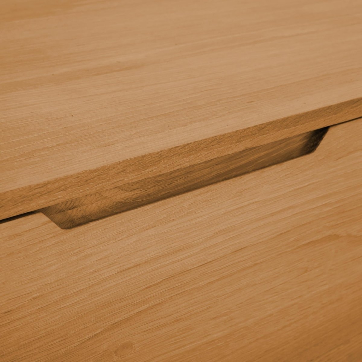 Kerteminde TV-Tisch mit 2 Türen - 160 cm breit - Wildeiche Natur - FURNHOUSE