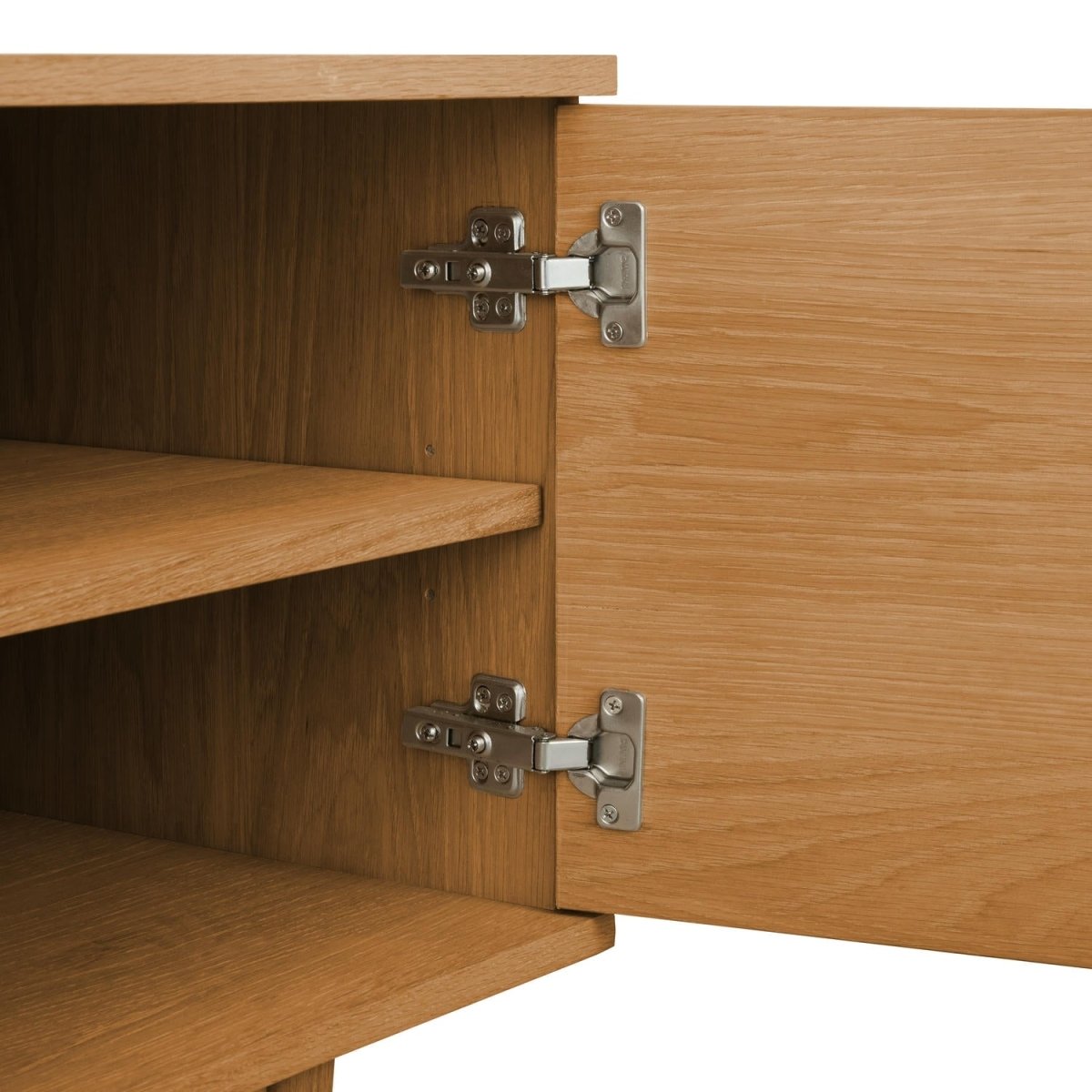 Kerteminde TV-Tisch mit 2 Türen - 160 cm breit - Wildeiche Natur - FURNHOUSE