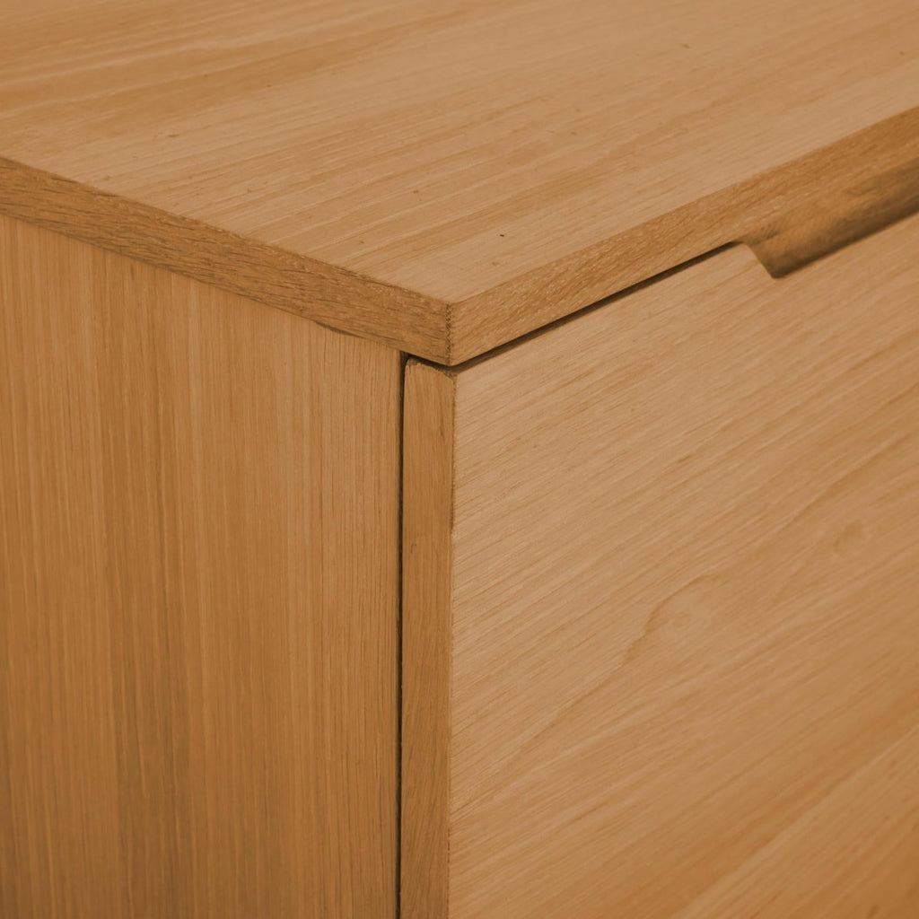 Kerteminde TV-Tisch mit 2 Türen - 160 cm breit - Wildeiche Natur - FURNHOUSE