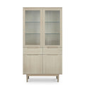 Vitrine Kerteminde 100 cm Eiche bianco von vorne