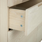 Kerteminde Vitrine mit LED-Beleuchtung - 100 cm breit - Eiche Weiß geöltes - FURNHOUSE