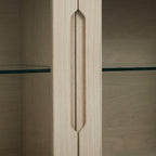 Kerteminde Wandschrank mit LED-Beleuchtung - 160 cm breit - Eiche Weiß geöltes - FURNHOUSE