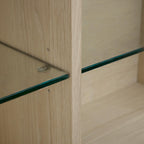 Kerteminde Wandschrank mit LED-Beleuchtung - 160 cm breit - Eiche Weiß geöltes - FURNHOUSE