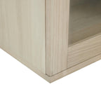 Kerteminde Wandschrank mit LED-Beleuchtung - 160 cm breit - Eiche Weiß geöltes - FURNHOUSE