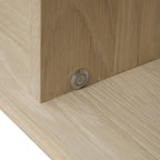 Kerteminde Wandschrank mit LED-Beleuchtung - 160 cm breit - Eiche Weiß geöltes - FURNHOUSE