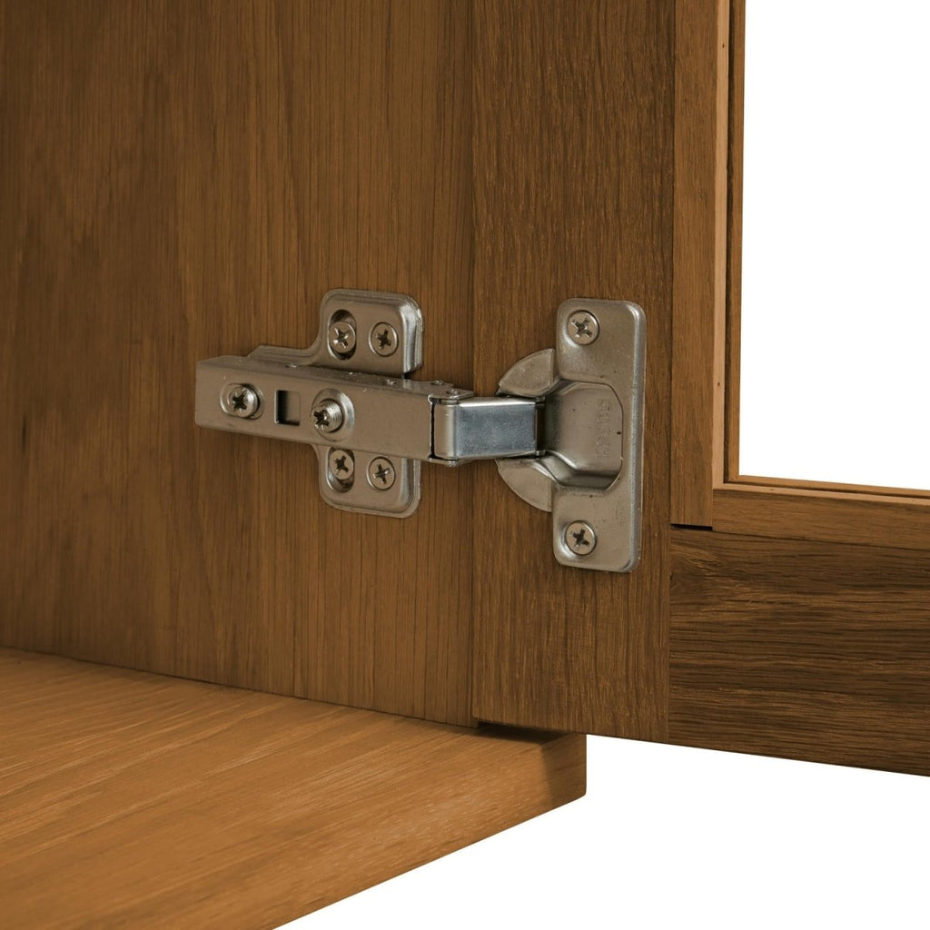 Kerteminde Wandschrank mit LED-Beleuchtung - 160 cm breit - Wildeiche Natur - FURNHOUSE