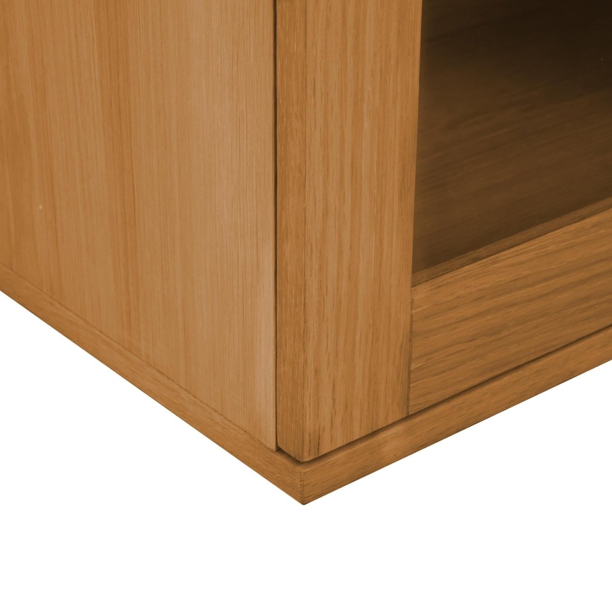 Kerteminde Wandschrank mit LED-Beleuchtung - 160 cm breit - Wildeiche Natur - FURNHOUSE