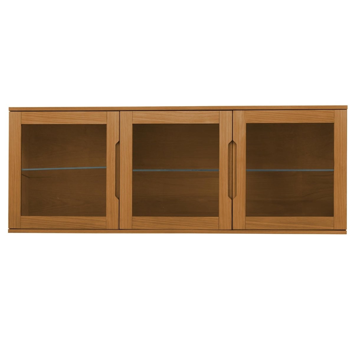Kerteminde Wandschrank mit LED-Beleuchtung - 160 cm breit - Wildeiche Natur - FURNHOUSE