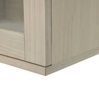 Kerteminde Wandschrank mit LED-Beleuchtung - 213 cm breit - Eiche Weiß geöltes - FURNHOUSE