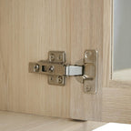 Kerteminde Wandschrank mit LED-Beleuchtung - 213 cm breit - Eiche Weiß geöltes - FURNHOUSE