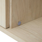 Kerteminde Wandschrank mit LED-Beleuchtung - 213 cm breit - Eiche Weiß geöltes - FURNHOUSE