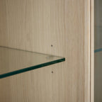 Kerteminde Wandschrank mit LED-Beleuchtung - 213 cm breit - Eiche Weiß geöltes - FURNHOUSE