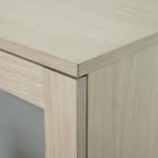 Kerteminde Wandschrank mit LED-Beleuchtung - 213 cm breit - Eiche Weiß geöltes - FURNHOUSE