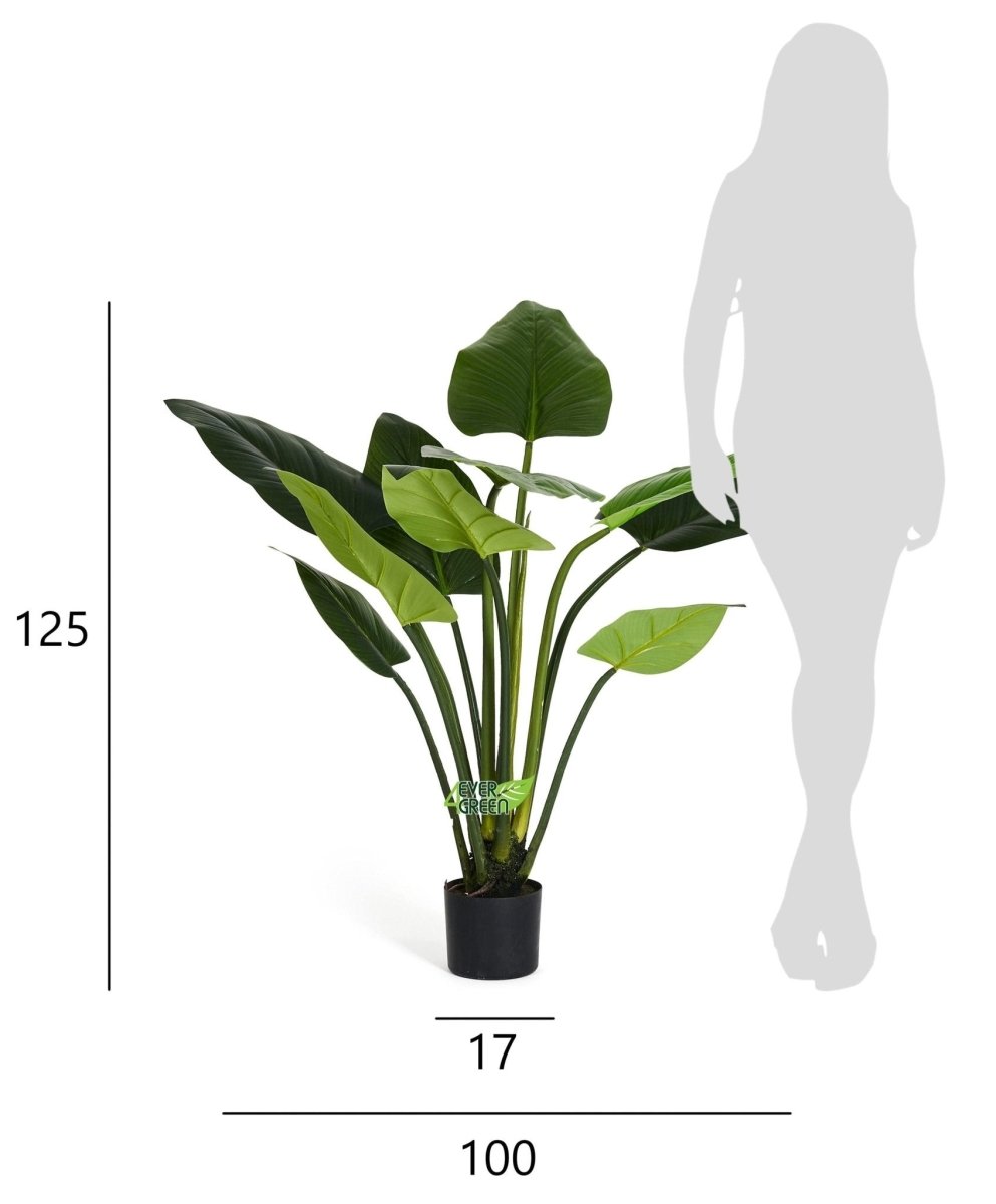 Kunstpflanze Philodendron 120 cm - 4Ever Green