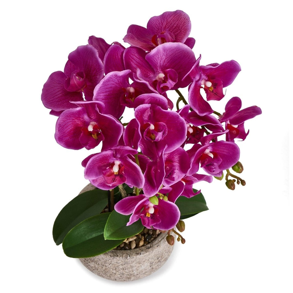 Kunstpflanze Violett Orchidee Phalaenopsis 42 cm - 4Ever Green