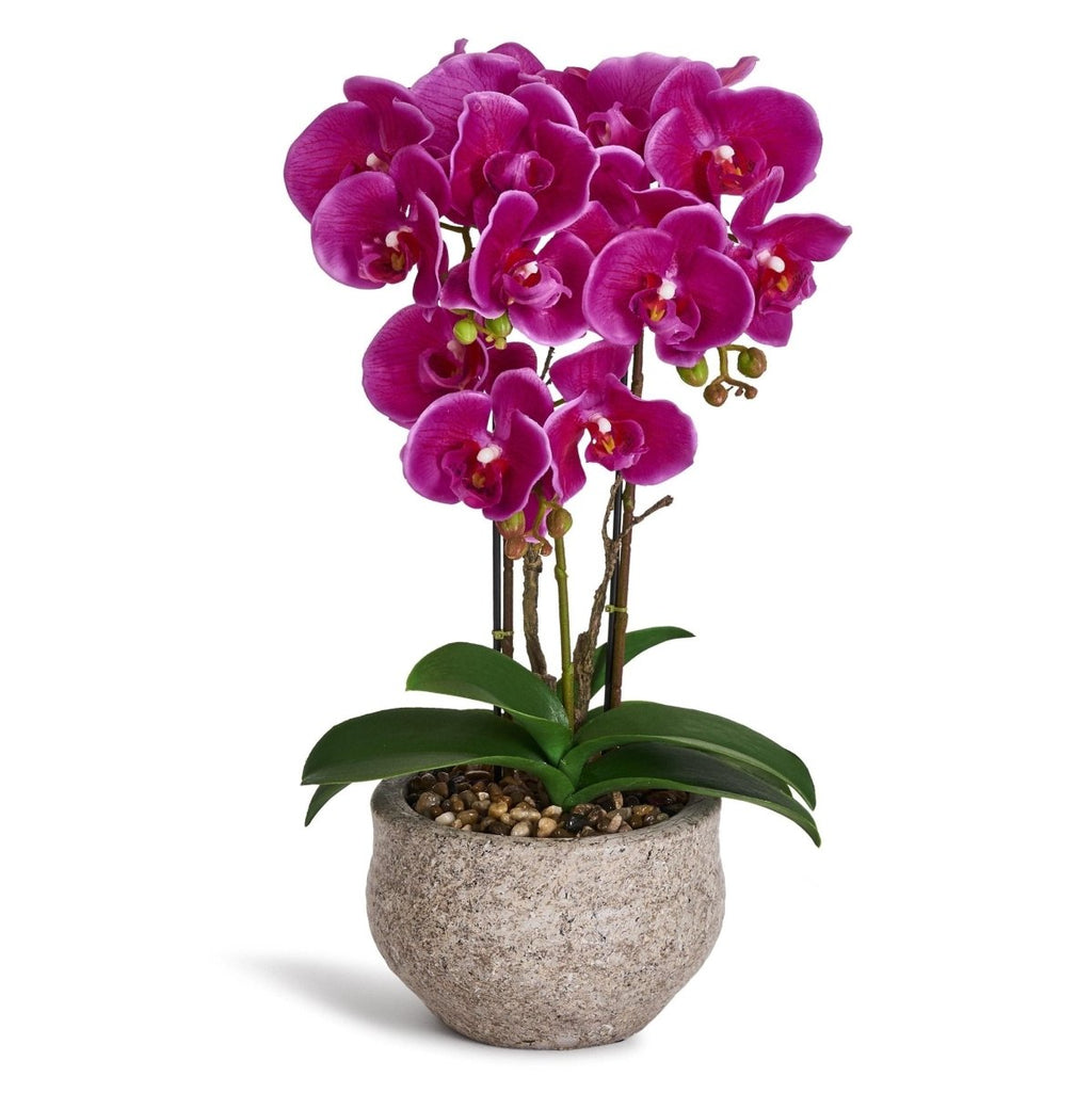 Kunstpflanze Violett Orchidee Phalaenopsis 42 cm - 4Ever Green