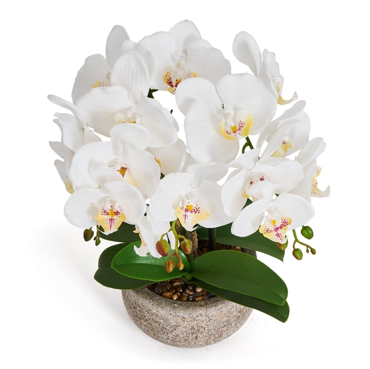 Kunstpflanze Weiß Orchidee Phalaenopsis 42 cm - 4Ever Green