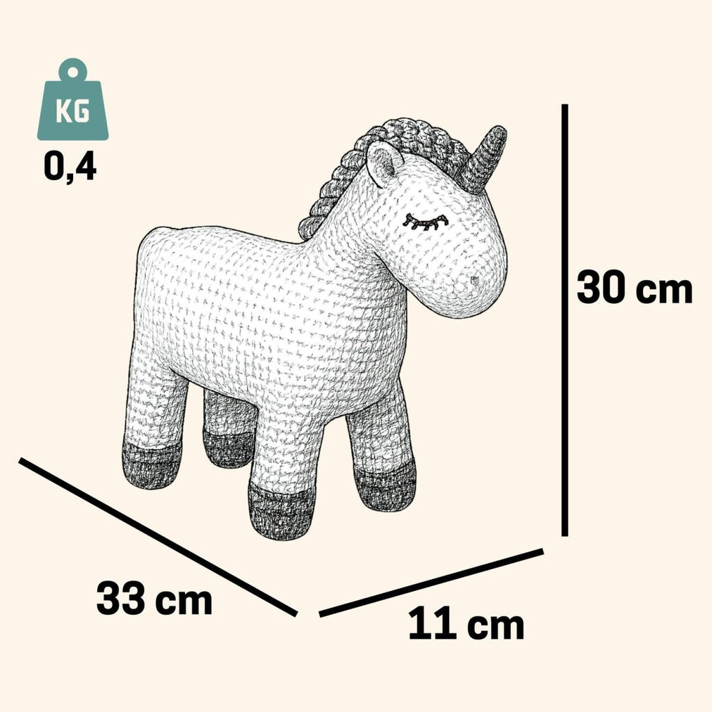 Kuscheltier Häkeltier Einhorn 30 cm - Pintado & Lacado