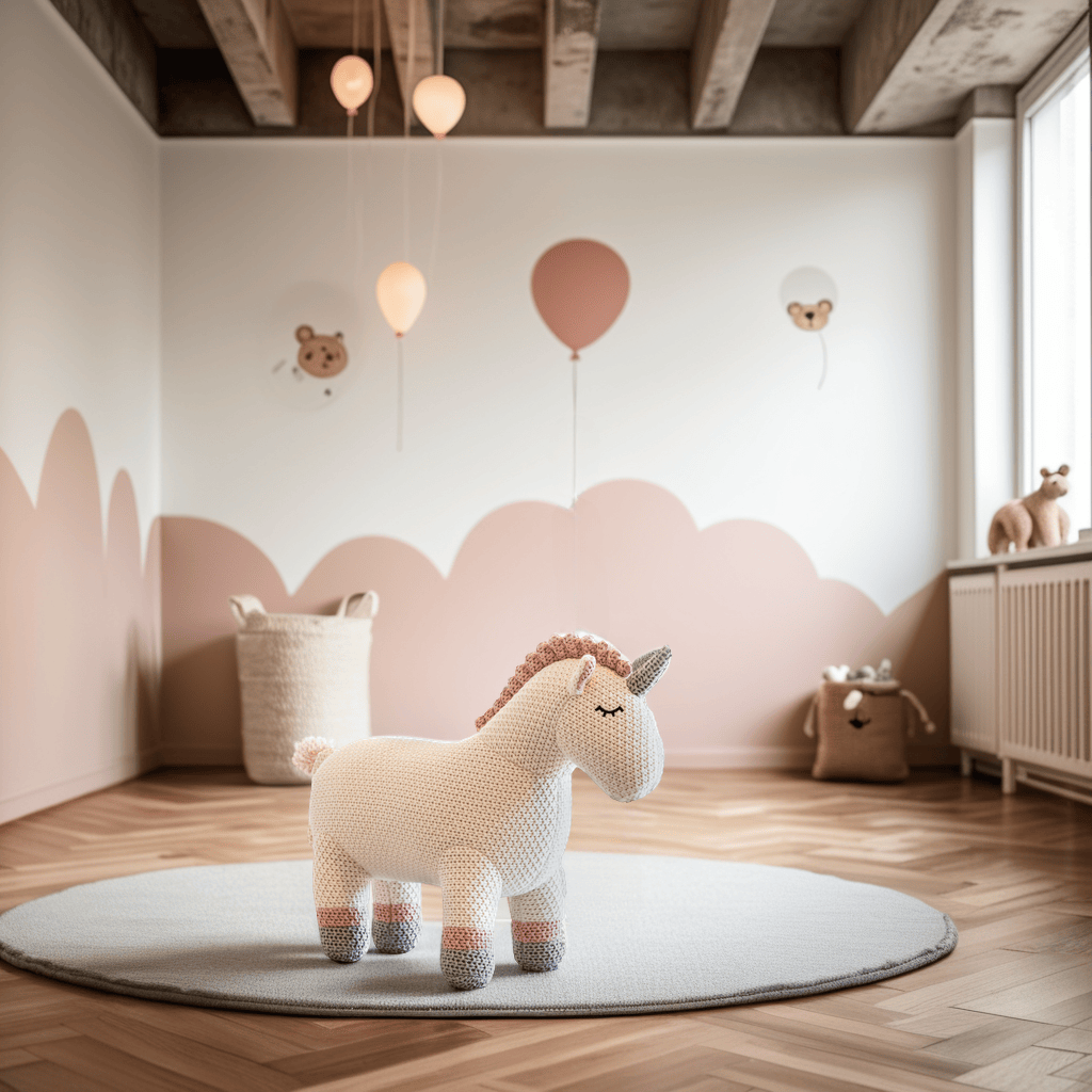 Kuscheltier Häkeltier Einhorn 46 cm - Pintado & Lacado