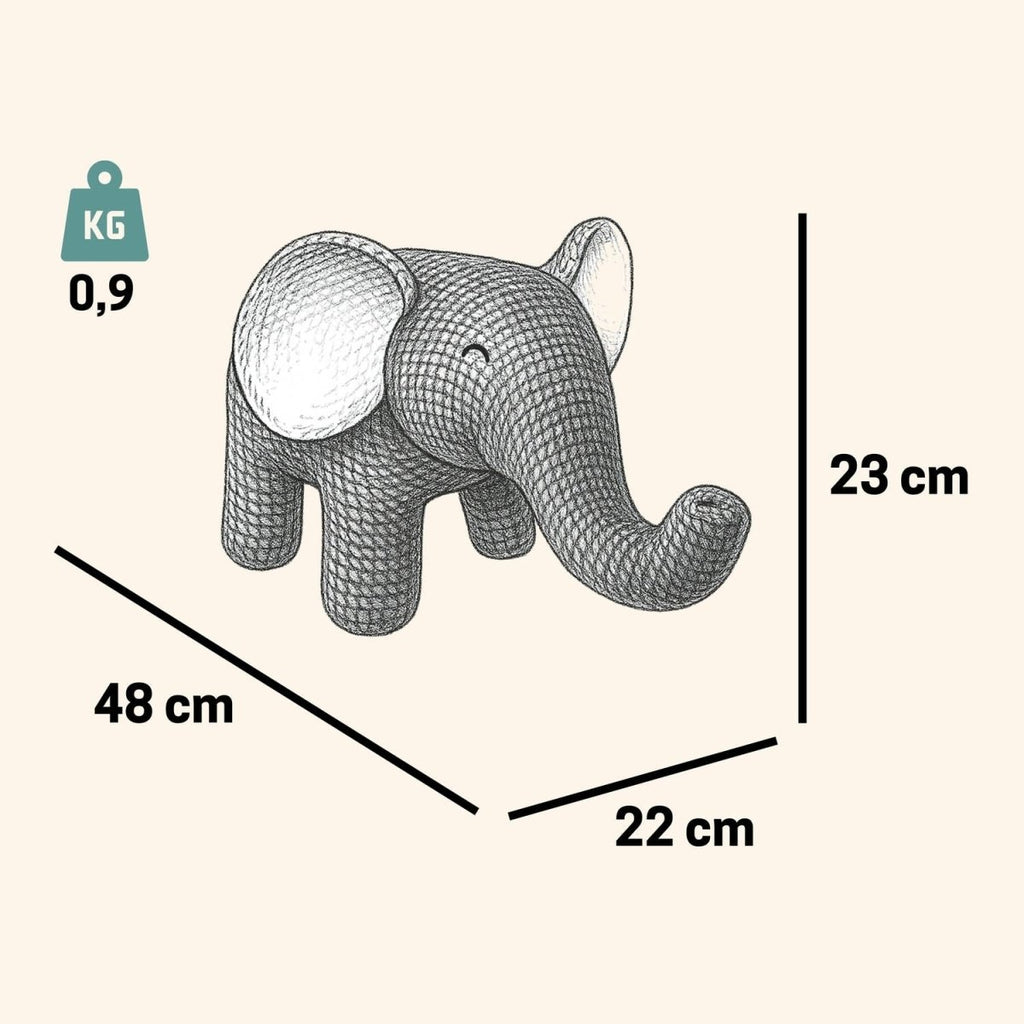 Kuscheltier Häkeltier Elefant 48 cm - Pintado & Lacado