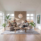 L-Form Ecksofa Links Betis - Stoff Beige, 290 cm - FURNHOUSE