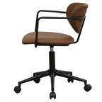 Lido Bürostuhl - Kunstleder Dunkelbraun - FURNHOUSE