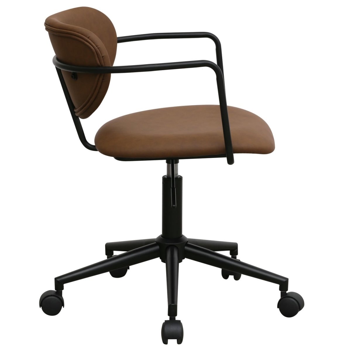 Lido Bürostuhl - Kunstleder Dunkelbraun - FURNHOUSE