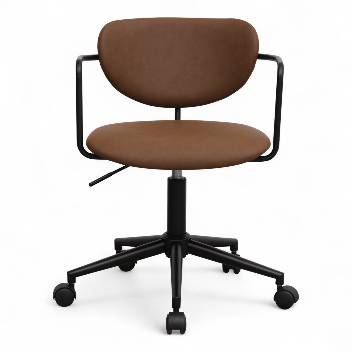 Lido Bürostuhl - Kunstleder Dunkelbraun - FURNHOUSE