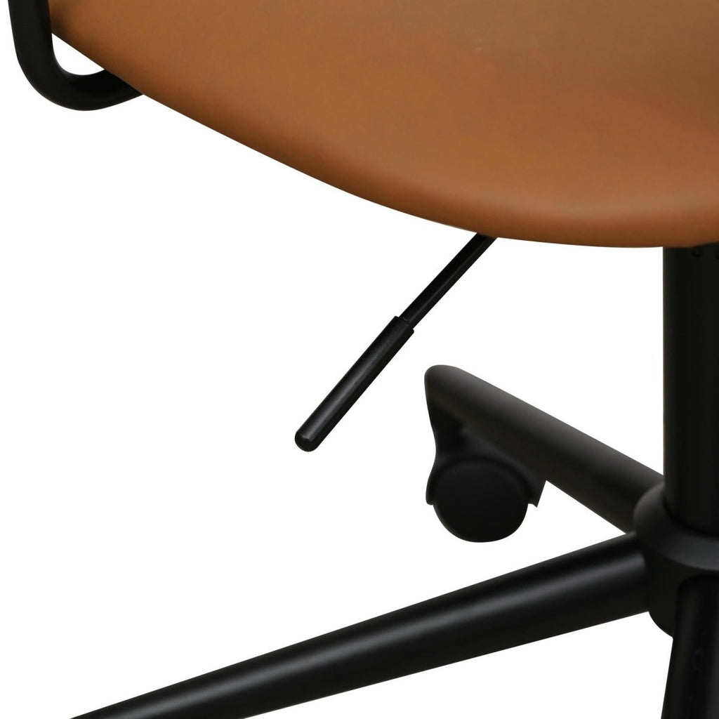 Lido Bürostuhl - Kunstleder Hellbraun - FURNHOUSE