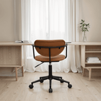 Lido Bürostuhl - Kunstleder Hellbraun - FURNHOUSE