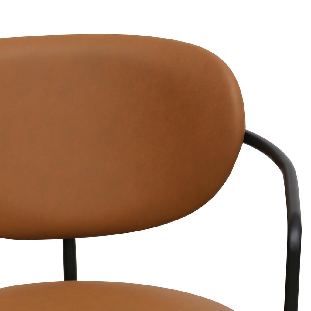 Lido Bürostuhl - Kunstleder Hellbraun - FURNHOUSE