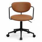 Lido Bürostuhl - Kunstleder Hellbraun - FURNHOUSE