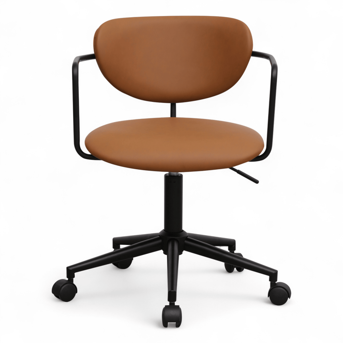 Lido Bürostuhl - Kunstleder Hellbraun - FURNHOUSE