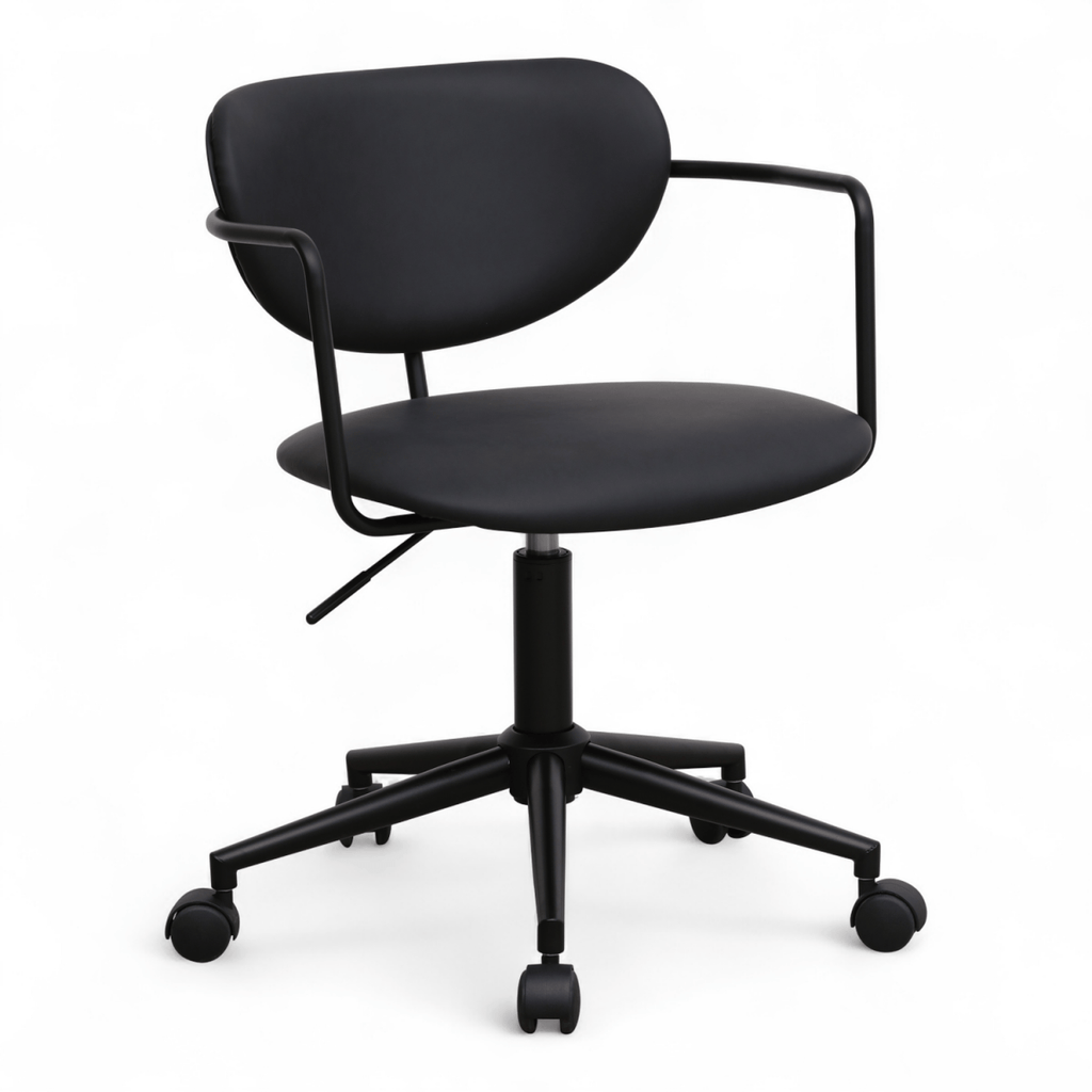 Lido Bürostühle - Kunstleder Schwarz - FURNHOUSE