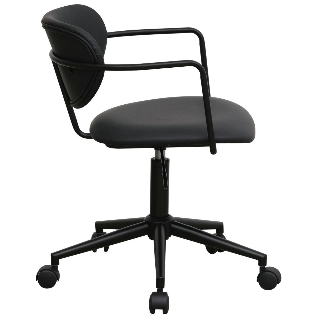 Lido Bürostühle - Kunstleder Schwarz - FURNHOUSE