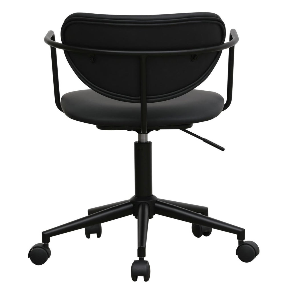 Lido Bürostühle - Kunstleder Schwarz - FURNHOUSE