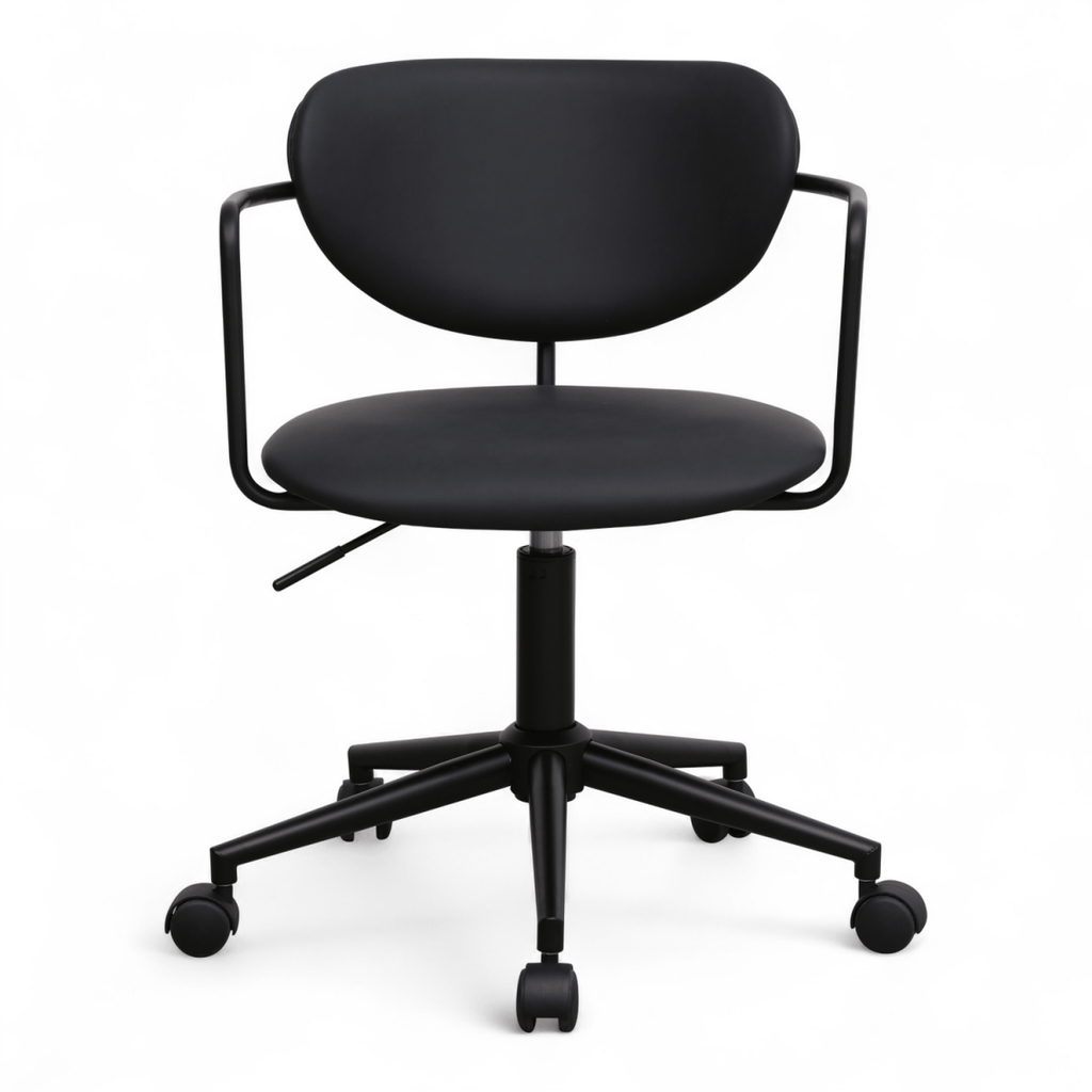 Lido Bürostühle - Kunstleder Schwarz - FURNHOUSE