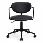 Lido Bürostühle - Kunstleder Schwarz - FURNHOUSE