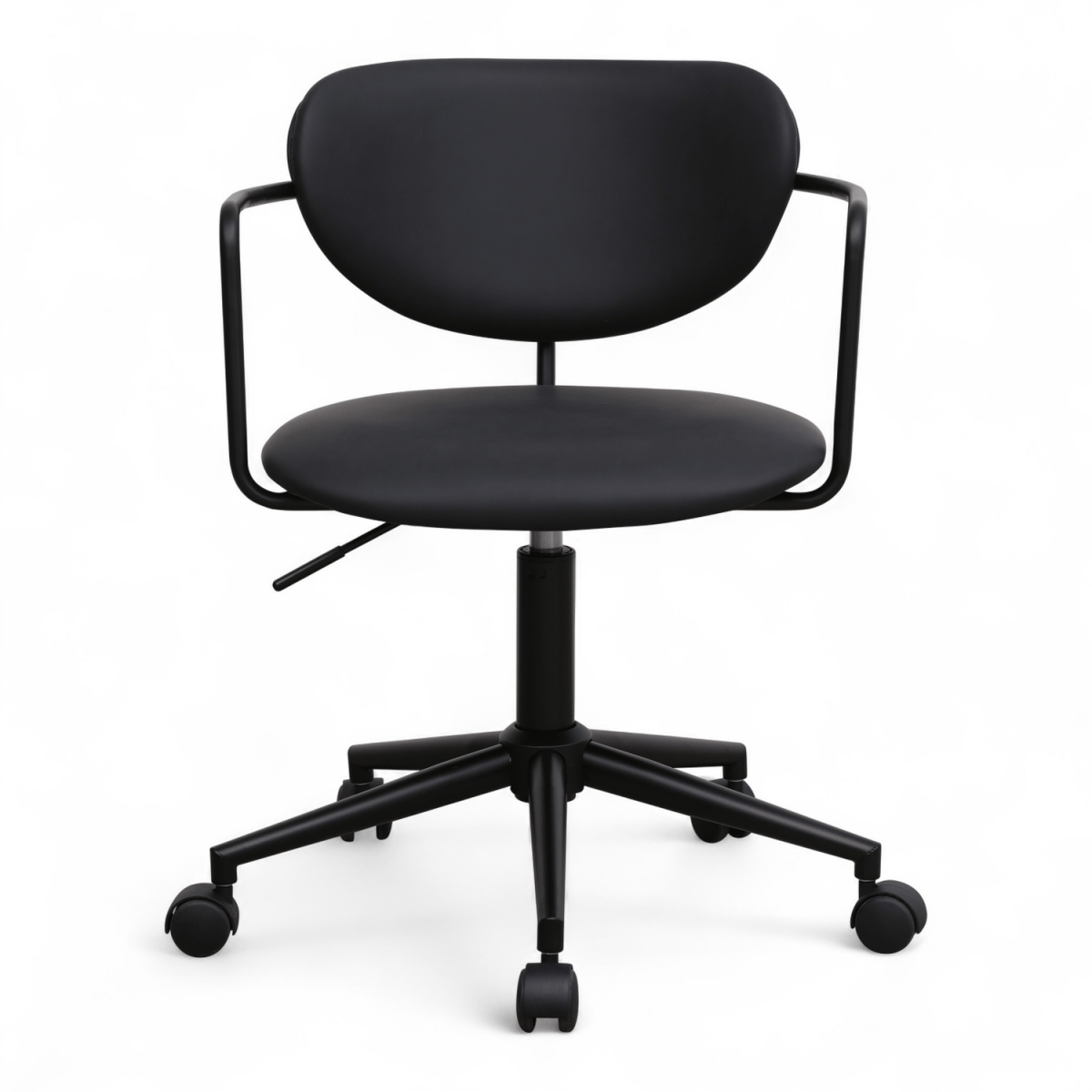 Lido Bürostühle - Kunstleder Schwarz - FURNHOUSE