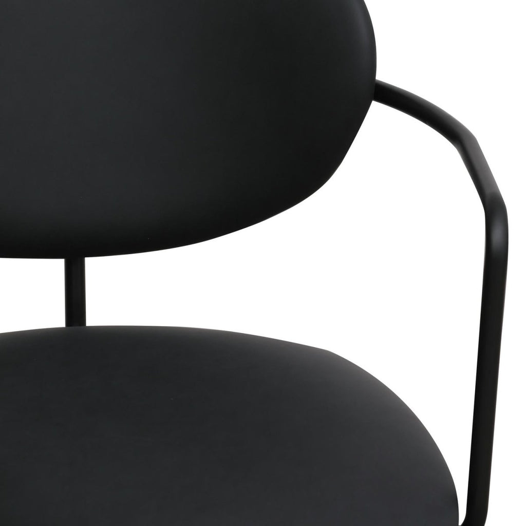 Lido Bürostühle - Kunstleder Schwarz - FURNHOUSE