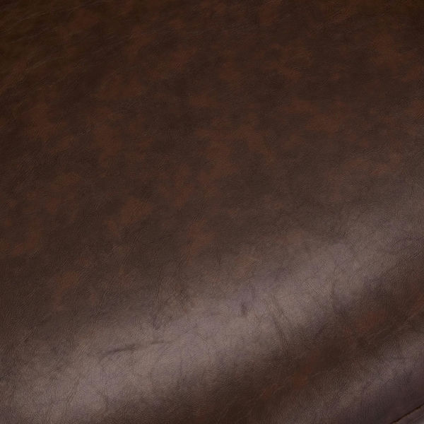 Luna Esszimmerstühle mit Armlehne 2er Set - Drehbar, Kunstleder Braun - FURNHOUSE