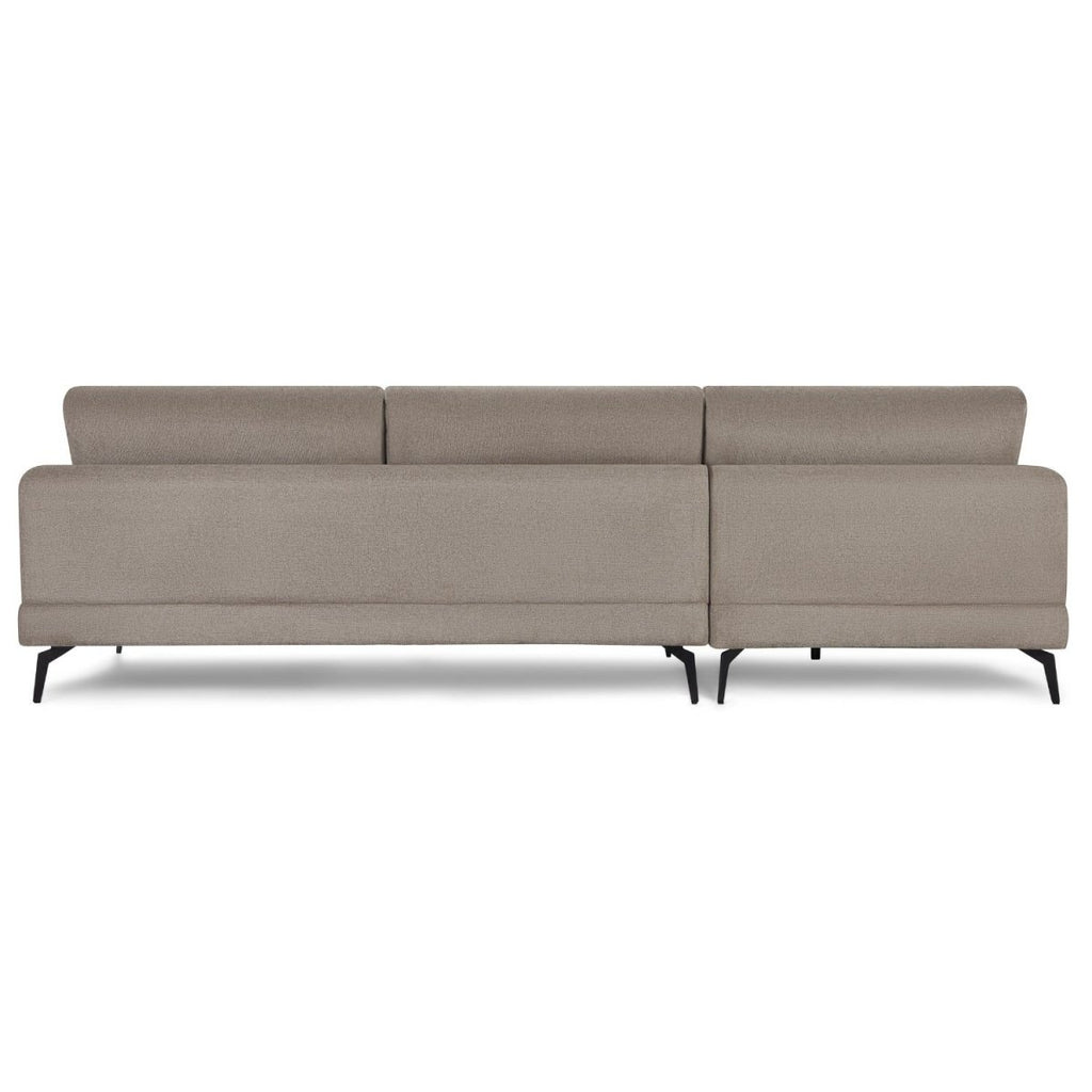 Maggie L-Form Ecksofa Links - Stoffbezug Beige - FURNHOUSE
