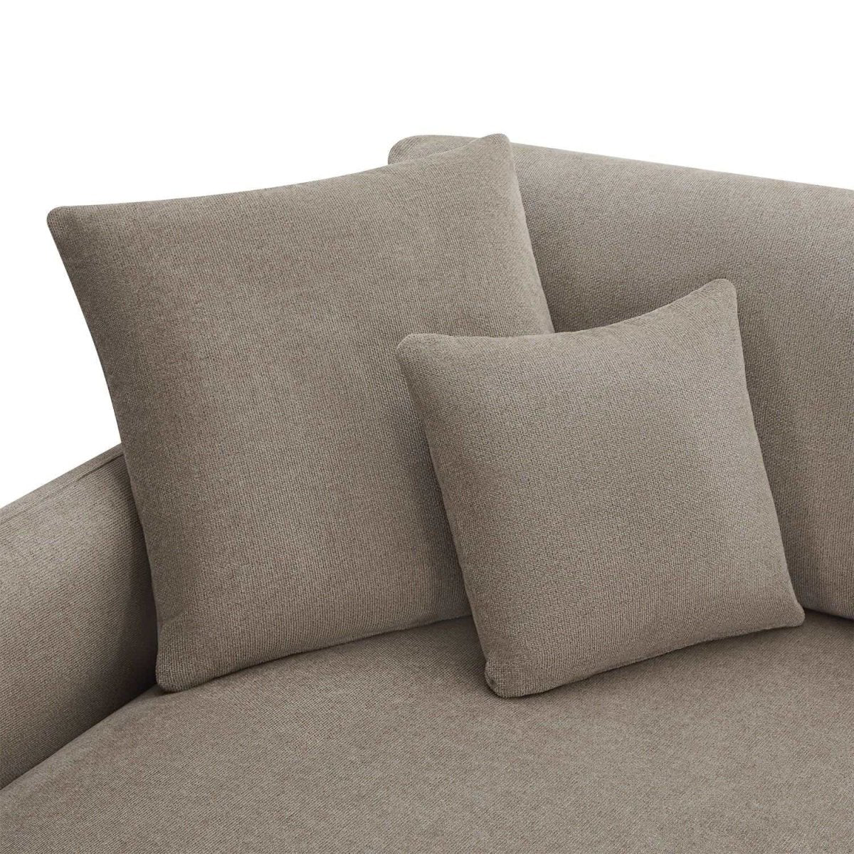 Maggie L-Form Ecksofa Links - Stoffbezug Beige - FURNHOUSE
