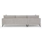 Maggie L-Form Ecksofa Links - Stoffbezug Grau - FURNHOUSE