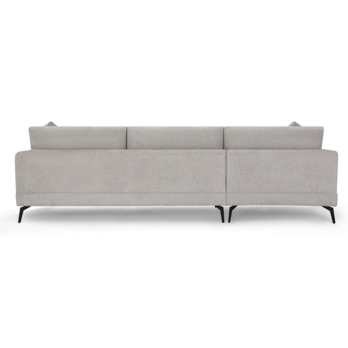 Maggie L-Form Ecksofa Links - Stoffbezug Grau - FURNHOUSE